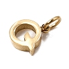 304 Stainless Steel Charms SA-CBABF3F-01G-Q-2