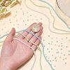 15 Strands 3 Color Faceted Bicone Opalite Beads Strands EGLA-FH0001-13-3