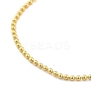 Adjustable Slider Brass Ball Chain Necklaces for Men Women NJEW-G160-13G-2