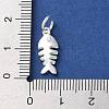 925 Sterling Silver Pendants STER-E071-01S-06-3