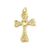 Brass with Cubic Zirconia Pendants FIND-Z023-08B-1