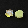 Paw Print Resin Cabochons MRMJ-WH0012-35B-2