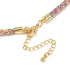 3.5MM Round Nylon Cotton Cord Necklace Making NJEW-C106-03G-08-3