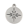 Non-Tarnish 201 Stainless Steel Pendants STAS-E015-07P-1