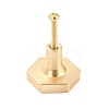 Hexagon with Marble Pattern Brass Box Handles & Knobs LS-DIY-P054-C08-3