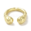 Rack Plating Brass Cuff Rings RJEW-D025-05G-3