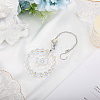 1Pc Flower Glass Car Hanging Decoration HJEW-SP0001-11A-3