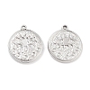 Non-Tarnish 304 Stainless Steel Pendants STAS-P364-12P-1