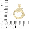 Rack Plating Alloy Micro Pave Rhinestone Pendants FIND-K020-05G-3