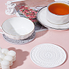 2Pcs 2 Colors Diatomaceous Earth Cup Mats FIND-LP0006-66-1