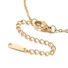 Ion Plating(IP) 304 Stainless Steel 3D Butterfly Pendant Necklace for Women NJEW-A004-27G-4