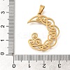 304 Stainless Steel Pendants STAS-R131-04G-3