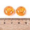 Transparent Acrylic European Beads OACR-E033-25J-3