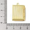 Brass Locket Pendants KK-Q019-11G-3