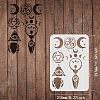 Large Plastic Reusable Drawing Painting Stencils Templates DIY-WH0202-156-2