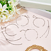 10Pcs 10 Styles 304 Stainless Steel Chain Bracelet Making AJEW-BBC0002-51-4