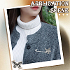 20Pcs 10 Styles Alloy Kilt Pins for Backpack Clothes JEWB-SC0001-79-7