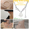 18Pcs 3 Colors 304 Stainless Steel Pendant STAS-DC0012-39-7