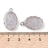 Natural Quartz Crystal Oval Pendants G-C102-07P-01-3