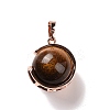 Natural Tiger Eye Pendants G-A212-01RG-03-2