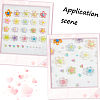 200Pcs 6 Styles Transparent Resin Cabochons CRES-SP0001-11-4