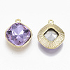 Golden Plated Alloy Pendants PALLOY-N154-03C-2