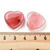Heart Watermelon Stone Glass Palm Stones G-C134-06A-03-3