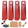 4Pcs PU Leather Single Wine Bottle Tote Carrier Bags CON-CA0001-028C-7