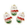 Christmas Alloy Enamel Pendants ENAM-M053-10G-3