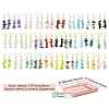 Natural & Synthetic Gemstone Dangle Earrings EJEW-FS00056-12