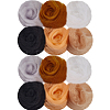 18Pcs 6 Colors DIY Wool Roving DIY-SP0005-70C-1