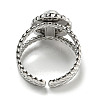 304 Stainless Steel Open Cuff Rings RJEW-C079-13P-4