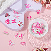 26Pcs 13 Styles Breast Cancer Pink Awareness Ribbon Theme Alloy Enamel Pendants ENAM-TA0001-93-6
