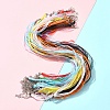 36Pcs 9 Colors Waxed Cord and Organza Ribbon Necklace Making NCOR-FS0001-03-7