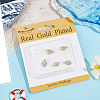 8Pcs Brass Micro Pave Grade AAA Cubic Zirconia Beads ZIRC-BBC0003-22-5