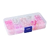 DIY Round Acrylic Beads Jewelry Making Findings Kits DIY-FS0007-05-6