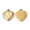 Ion Plating(IP) 304 Stainless Steel Pendants STAS-C066-02G-1