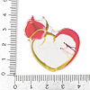 Valentine's Day Opaque Printed Acrylic Pendants OACR-A045-06A-3