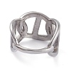 Tarnish Resistant Unisex 304 Stainless Steel Finger Rings RJEW-K233-14-P-2