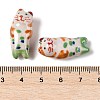 Hand-Painted Porcelain Beads X-PORC-R001-01F-3