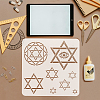 PET Hollow Out Drawing Painting Stencils DIY-WH0391-0908-3