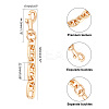 2Pcs 2 Colors Alloy Bag Extender Chains FIND-PH0002-83-3
