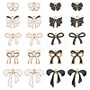 40Pcs 10 Styles Alloy Enamel Pendants ENAM-TA0009-03-2