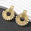 304 Stainless Steel ABS Imitation Pearl Stud Earrings LS-EJEW-M069-02G-4