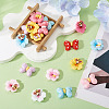30Pcs 3 Styles Opaque Resin Cabochons RESI-TA0004-97-5