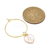 12Pcs Heart with Constellation Alloy Enamel Wine Glass Charms Sets AJEW-JO00230-02-3