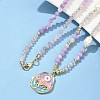 Natural Lavender Amethyst Pendant Necklaces for Women NJEW-G165-01C-G-2