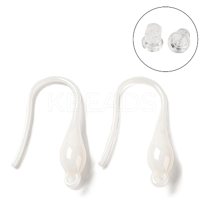 Hypoallergenic Bioceramics Zirconia Ceramic Ear Hooks EJEW-F340-11-1