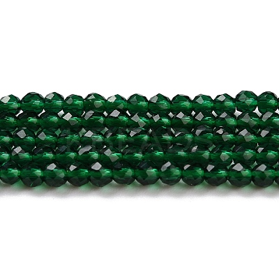 Transparent Glass Beads Strands GLAA-H021-03-15-1