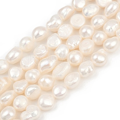 Natural Cultured Freshwater Pearl Beads Strands PEAR-P064-20K-03A-1